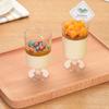 Mousse Tasse Pudding Tasse Gelee Tasse Hohe Glas Einweg Kunststoff Tasse Transparent