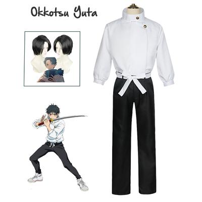 Anime Okkotsu Yuta Cosplay Jujutsu Kaisen Okkotsu Yuta Cosplay Kostým Uniforma Okkotsu Yuta Ring Halloween Kostým pre dospelých