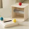 Dopamine Desktop Tissue Holder for Living Room or Bedroom Elegant Napkin Dispenser Waterproof Paper Roll Container