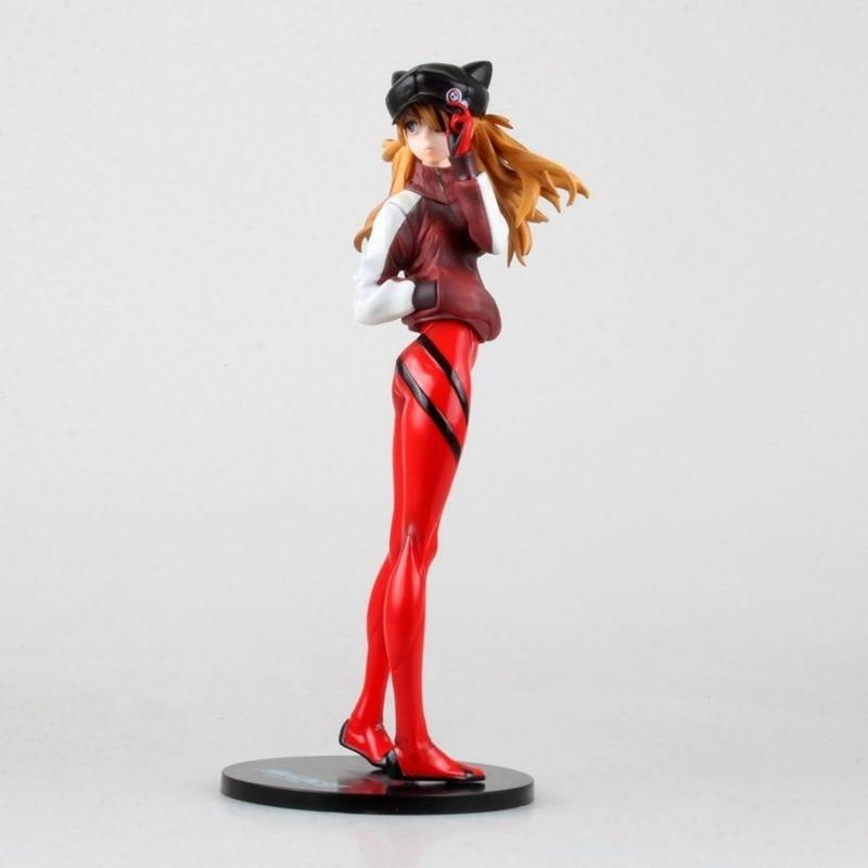 Японское аниме SORYU ASUKA LANGLEY Sportwear Shikinami Alter Red Cap Action Figure — фото 2