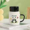 Panda Mug High Precision Cartoon Ceramic Cup with Lid for Boys and Girls' Souvenir Wedding Gift