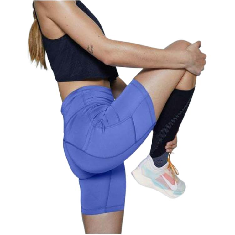 New Nike Dri Fit SS25 Sports Shorts Women's Purple CJ2373-500