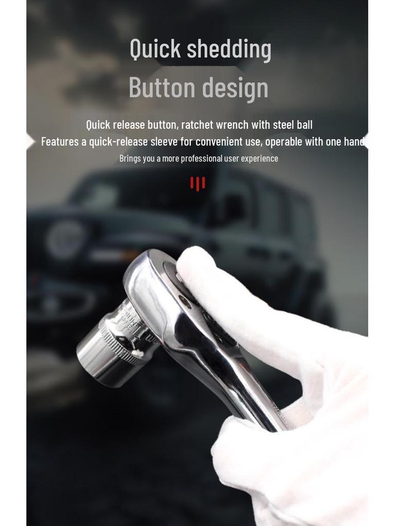 216-Piece Multifunctional Socket & Ratchet Wrench Set for Car Repair