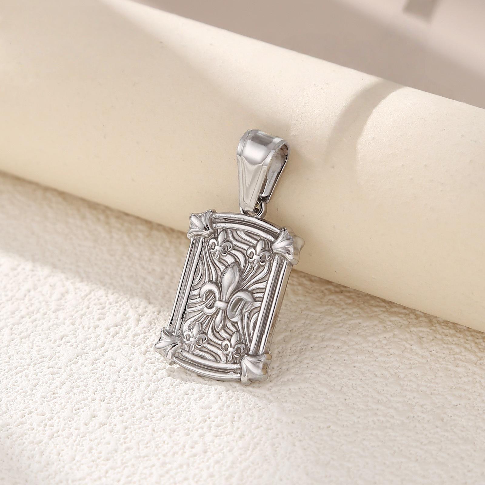 Trendy 2026 Stainless Steel Men s Pendant - Creative and Versatile Design Stainless Steel