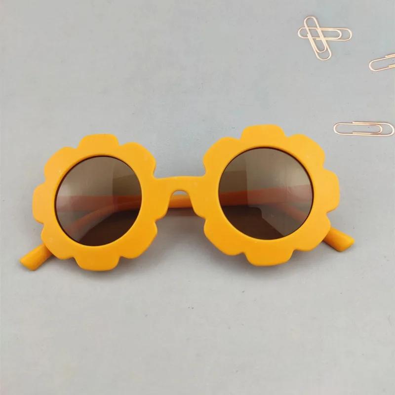 Fresh Cute Sweet Trendy Flower Round Fashion Sunglasses, Boys Girls Outdoor Sports Vacation Travel Supply Photo Prop Eyewear