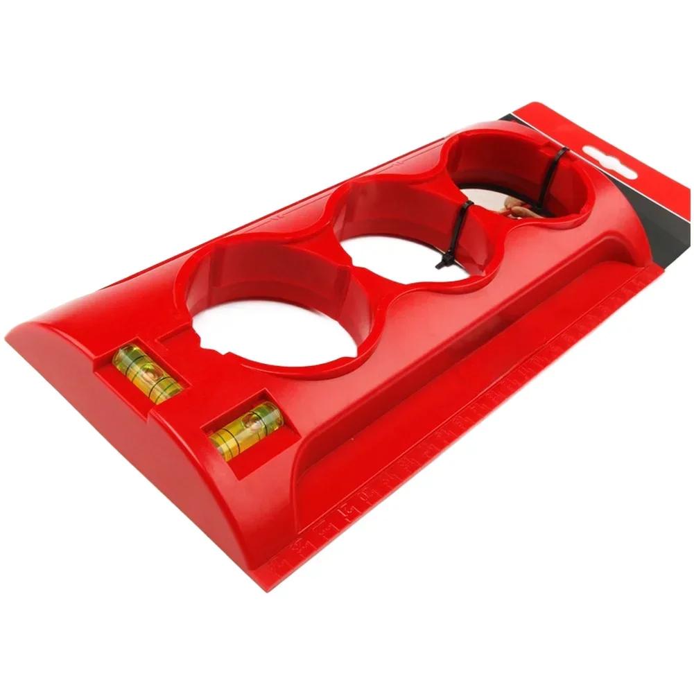 

Drill Guide Locator Punch Guide Tool for Drywall with Side Scale Markings and Two Cylinder Vials for Enhanced Stability China Mainland