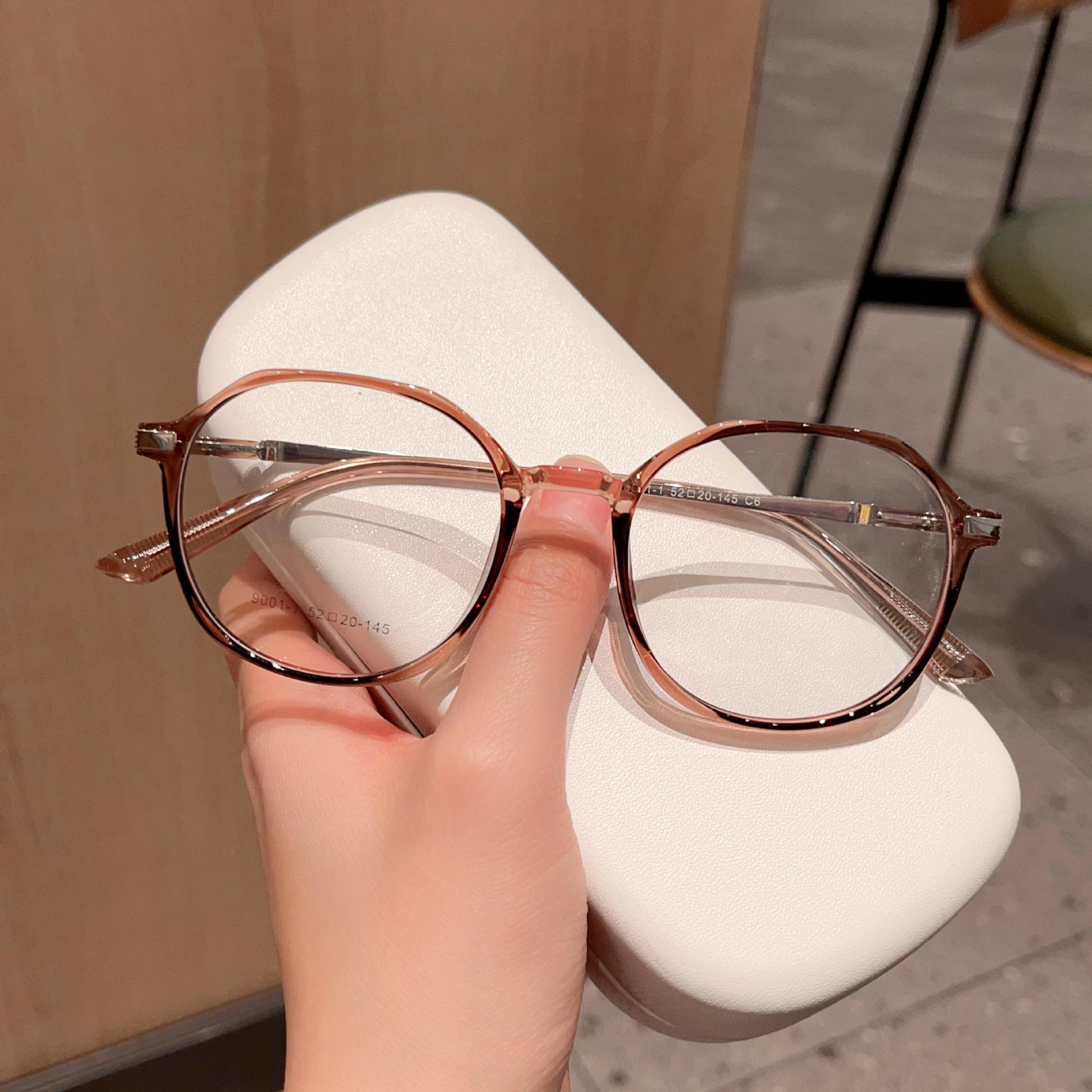 

Сверхлегкая полигональная оправа для очков Ins Feng Su Yan TR90 Online Celebrity для мужчин и женщин может быть оснащена синими очками для близорукости.