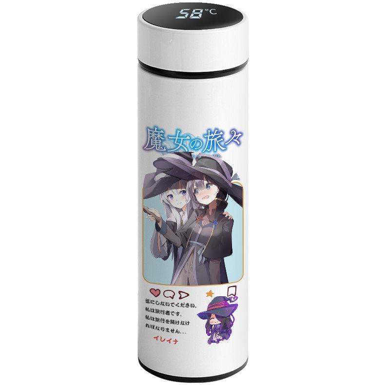 Elaina Smart Thermos Cup Witch Trip Fran Surrounding Water Cup Two-dimensional Anime Personality Display Temperature