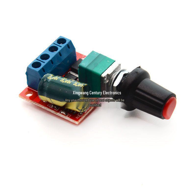 5V-35V PWM DC Motor Speed Controller with LED Dimmer and Adjustment Switch