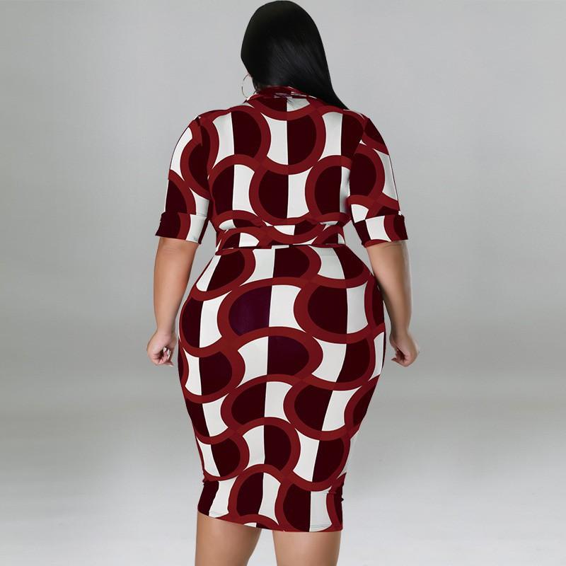 MY990 Womens Plus Size Dress Slim Fit Bodycon Midi With V-Neck Strap Milk Silk Fabric Office Chic Casual Wear 2025 Blue Orange Red Black Grey