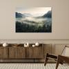 Canvas Print, Mountain Landscape In Fog