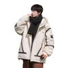 Autumn and Winter Warm Casual Couple Winter New Trend Down Jacket Loose Outdoor Windproof Cold-resistant Hooded Men