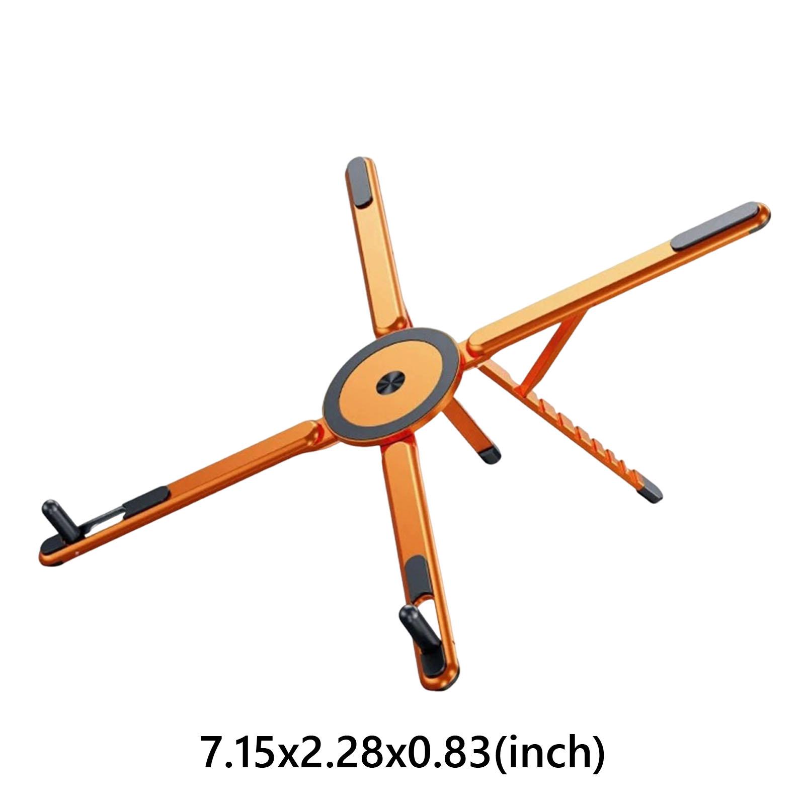 

2026 NEW Foldable Magnetic Multi Form Adjustable Desktop Tablet Stand Tripod Handheld Mount for Laptops Mobile Phones Tablets оранжевый