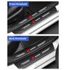 4pcs Carbon Fiber Car Sticker Auto Door Threshold Waterproof for Suzuki Swift Jimny Grand Vitara SX4 Samurai Spacia Liana Car