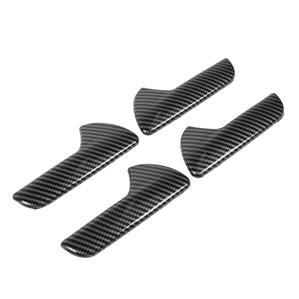 4 Pcs Inner Door Handle Cover Trim Fashionable Anti Scratch Abrasion Proof Easy Install for Cars