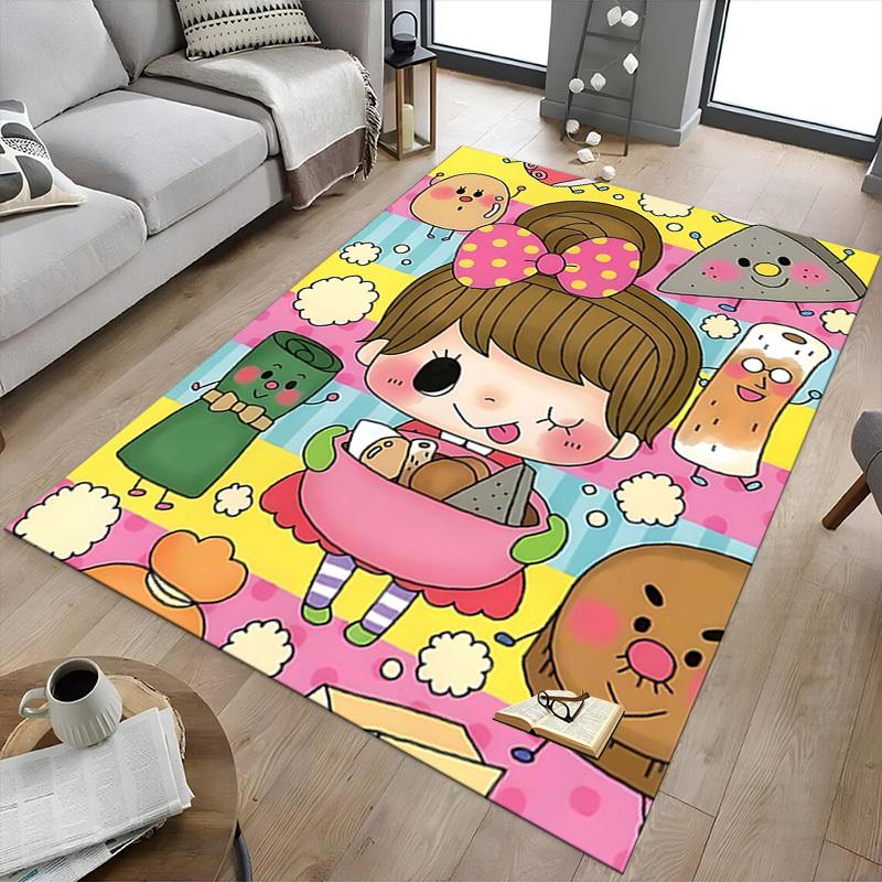 1PC Cute Food Extra Large Non-Slip Floor carpet, Office, family, bedroom, Studio - Large Area Rug Indoor Rugs, Vibrant Colors-A265