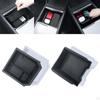 Center Console Storage Box Kleinigkeiten Behälter Zubehör mit Silikon Matte für Modell 3