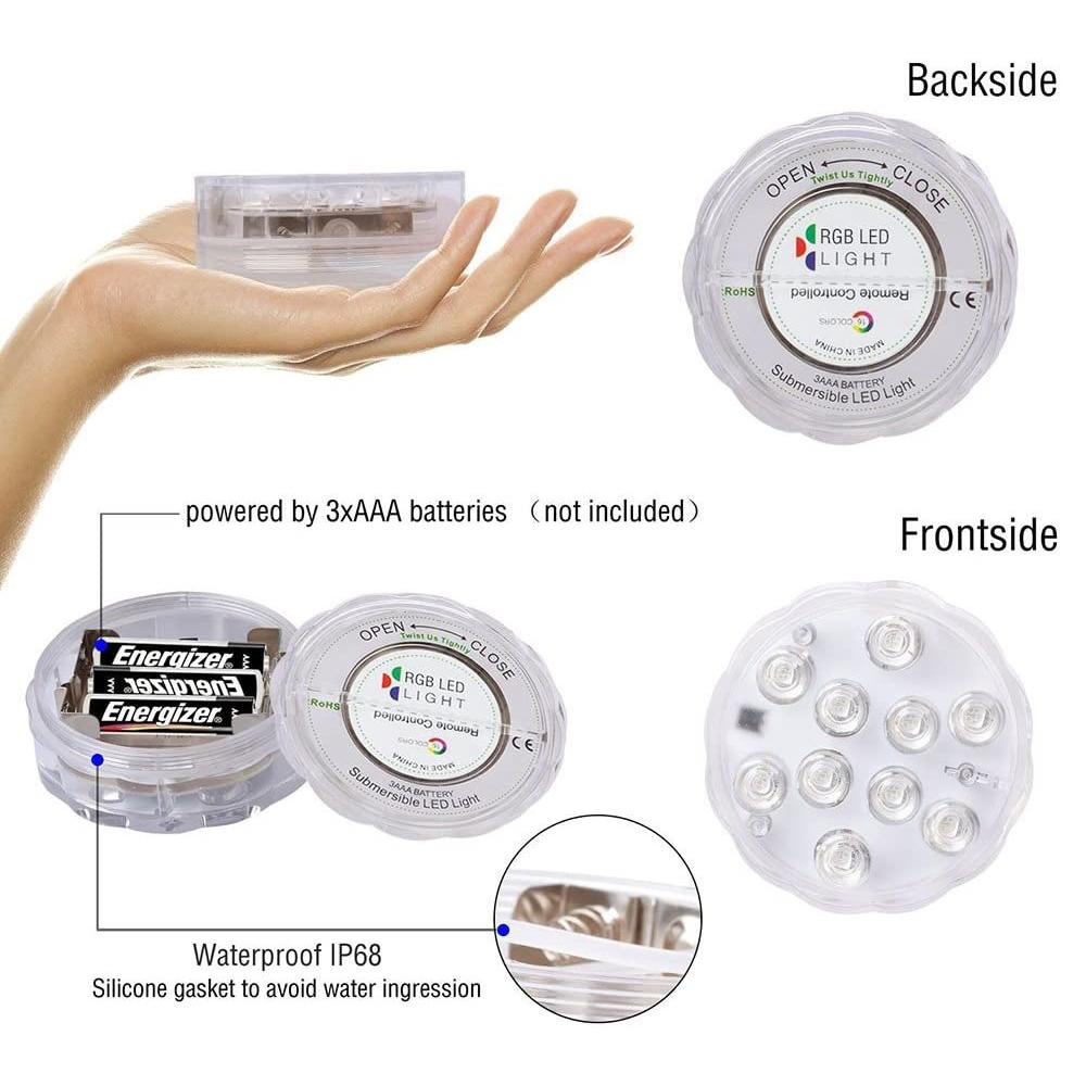 Ship Atmosphere Lamp 16 Different Static Modes Fishing Night Lights Waterproof