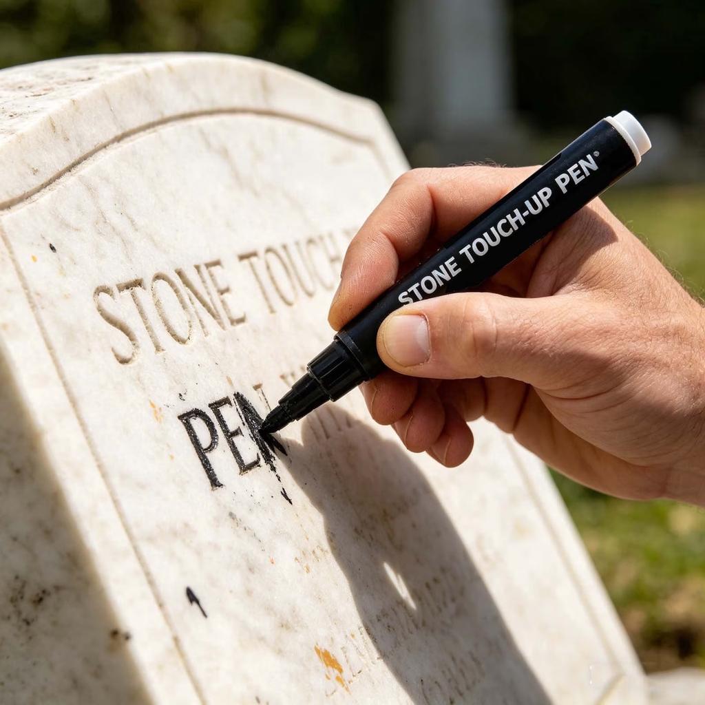 Steen Bijwerk Verf Pen 15ml Fijne Punt Stift voor Graniet Marmer Kwarts Aanrechtblad Tegel Reparatie en Detailering Oppervlak Herstel