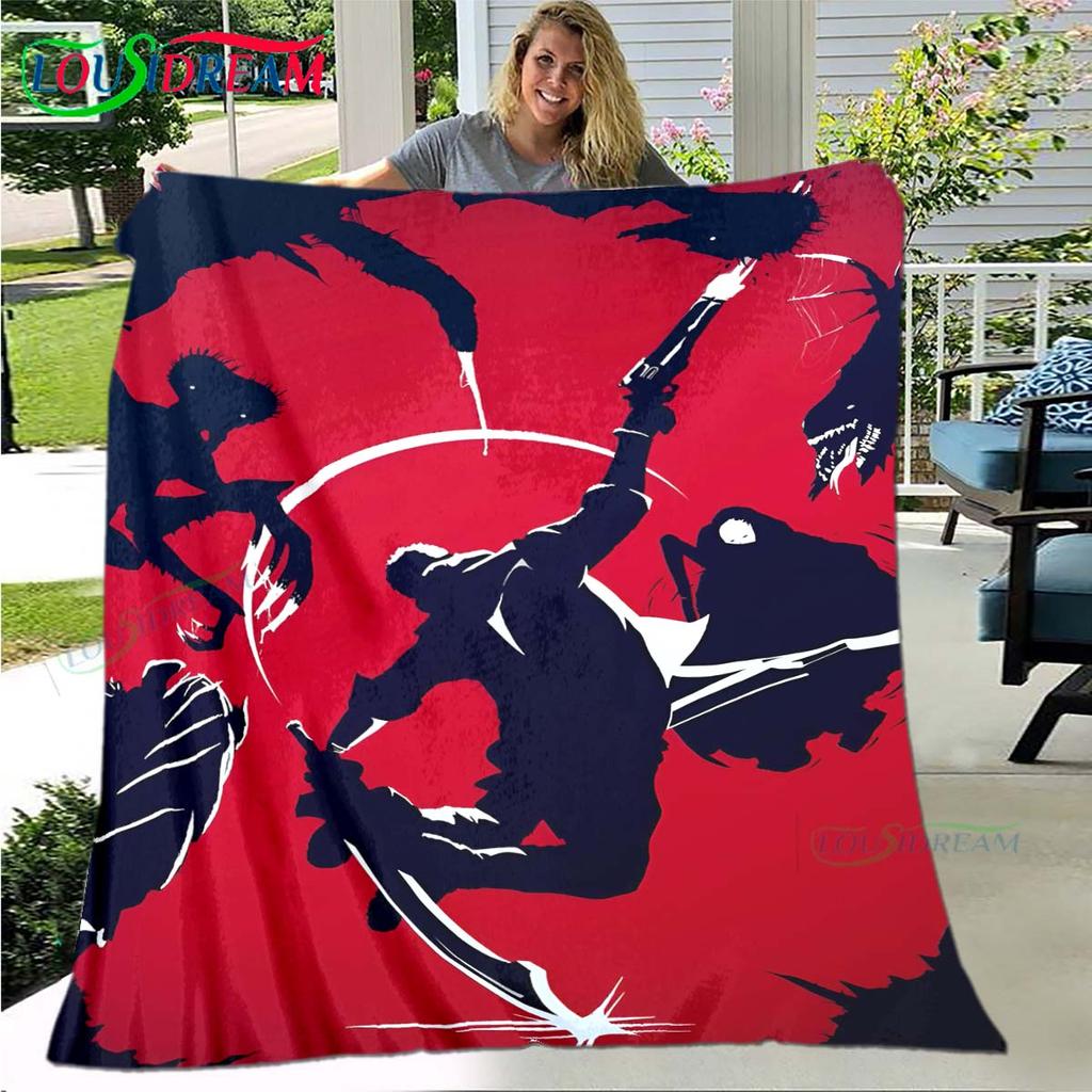 Fashion D-Devil May Cry Tapestry Game Poster Four Seasons Blanket Sofa Cover Travel Bed Plush Blanket Office Break Blanket Gift
