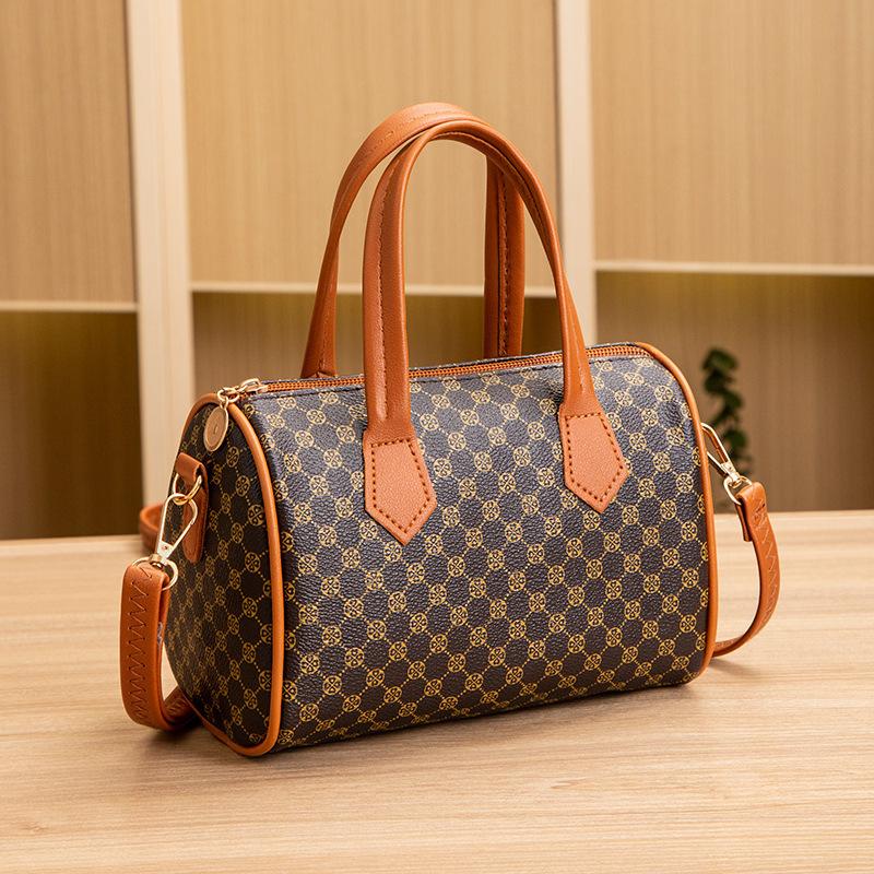 Women's bag 2025 new trend fashion casual printing mobile phone crossbody pillow bag diamond embroidered handbag