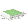 DENSO Car Air Conditioner Filter Clean Air Filter DCC5006 High Dust Removal Protection Deodorizing Compatibility Check Required (014535-2370) PM2.5
