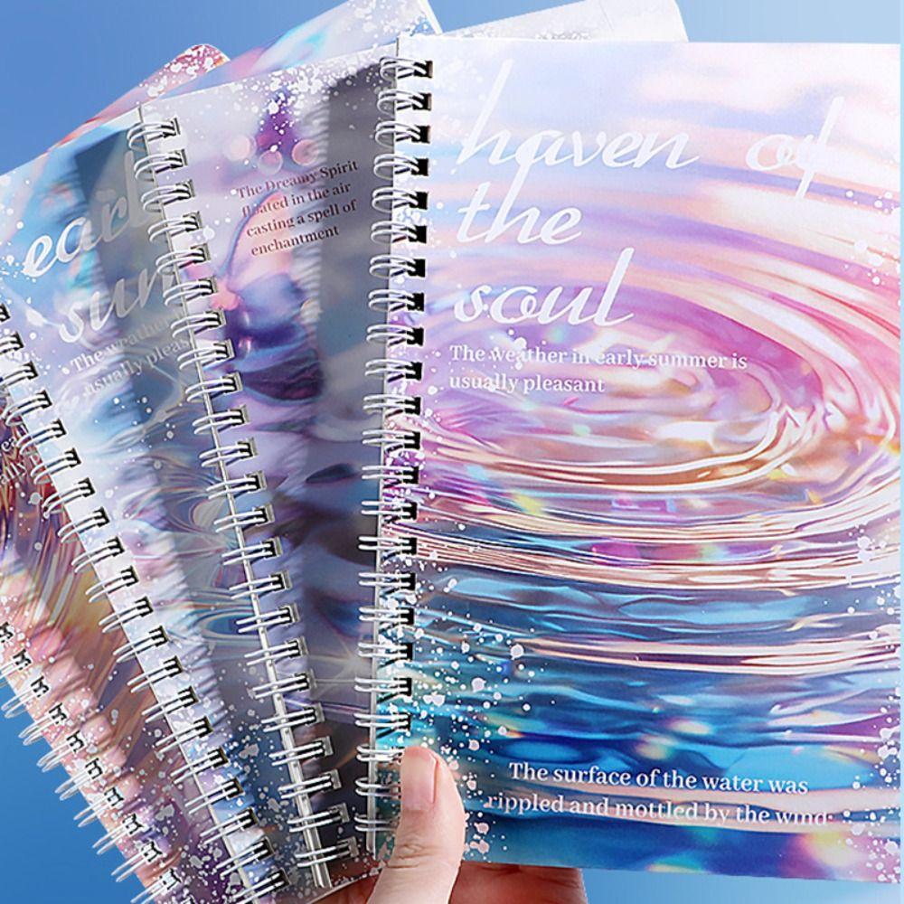 Color Notepad Perforated Pages Diary Book Multi-functional Hand Account Book Gift