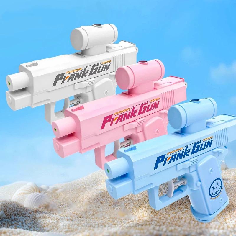 Funny Reverse Water Gun Prank Dual Nozzle Spray Toy Outdoor Play Sport Water Blaster For Water Fight Festival Birthday Play Gift