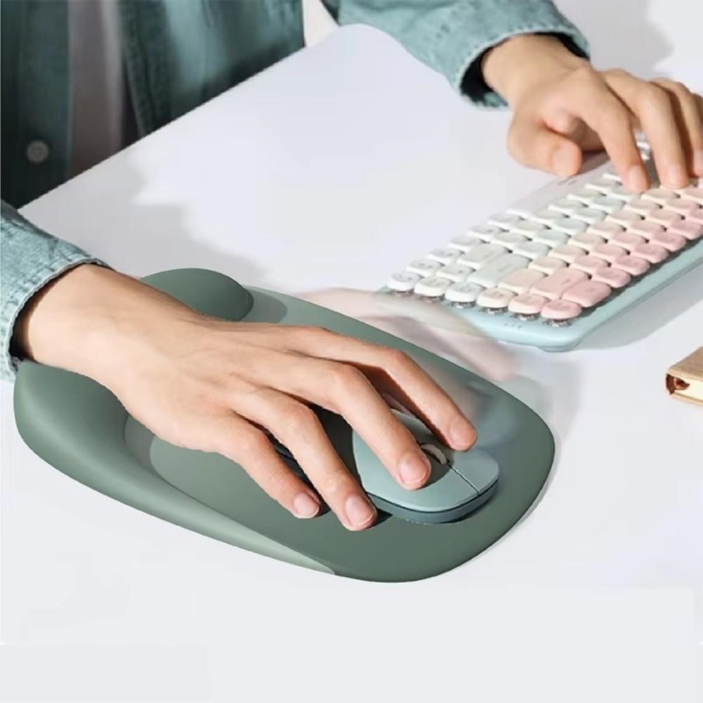Ergonomic Wrist Support Mouse Pad Slow Rebound Soft Keyboard Hand Cushion Non-Slip Creative Mouse Palm Mat Home Office Supplies