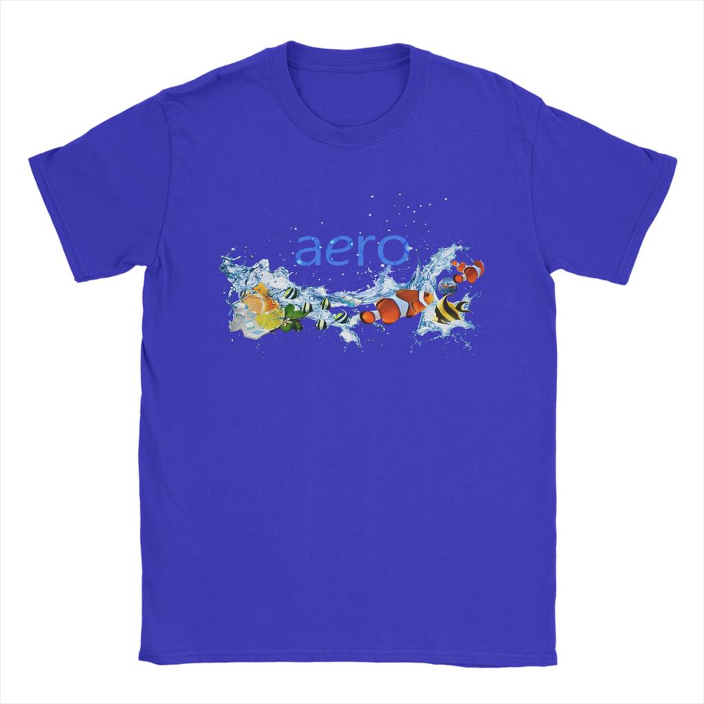 Novelty Frutiger Aero World Design TShirt Men Crew Neck Pure Cotton T Shirts Short Sleeve Tees Original Tops