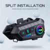 Motorcycle 5.3 Bluetooth Helmet Headset Wireless Hands-free Call Kit Waterproof Music Player Moto Earphone Helmet Communicator