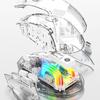 Wireless Bluetooth-Compatible Gaming Mouse 5.0/2.4G/USB-C 3 Modes Electronic Competition Mice Transparent for PC Laptop Desktop