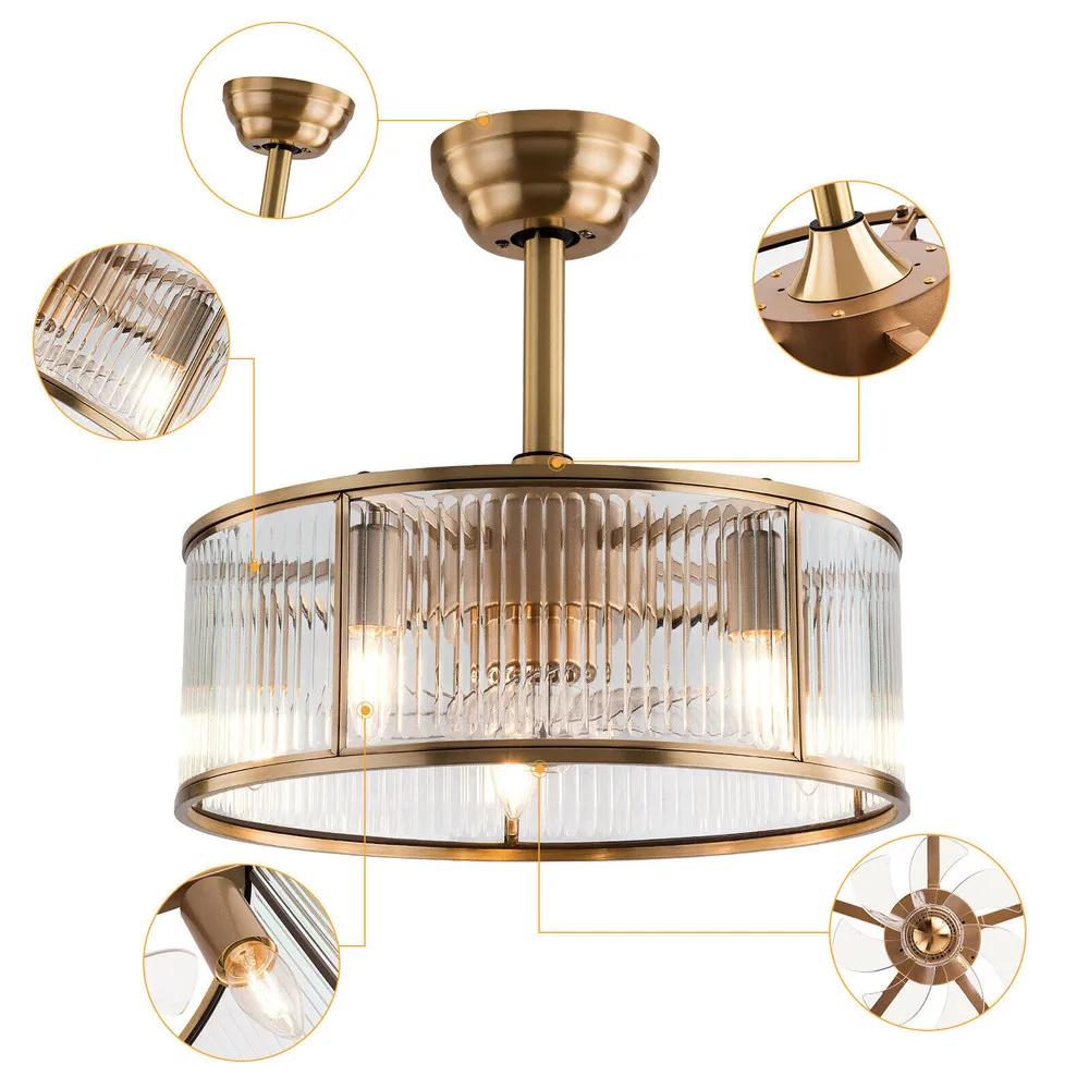 Золотой потолочный светильник на 5 ламп, индустриальный, фермерский, свет для кухонного острова с реверсивным вентилятором United States