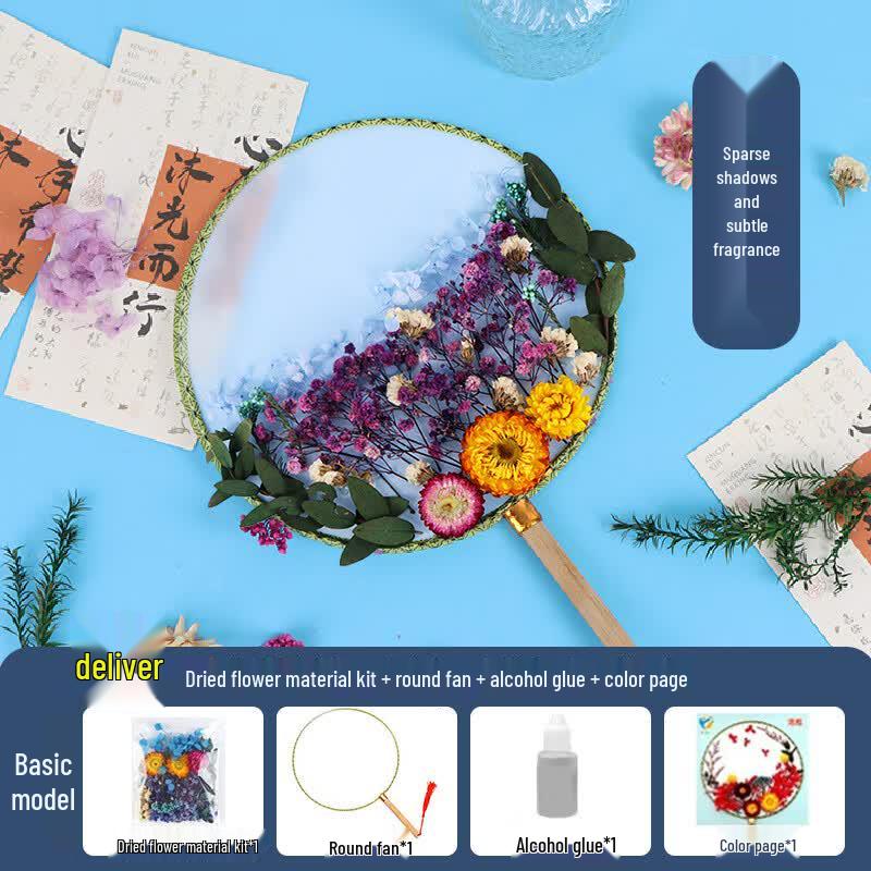 Assorted Decorative Hand Fans & DIY Kits