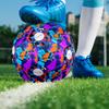 1pc Demon Slayer Kimetsu no Yaiba Soccer Ball Size 5 Indoor Soccer Ball Fashion Colorful Backyard Game - Great For Sports Fans Gift HE33