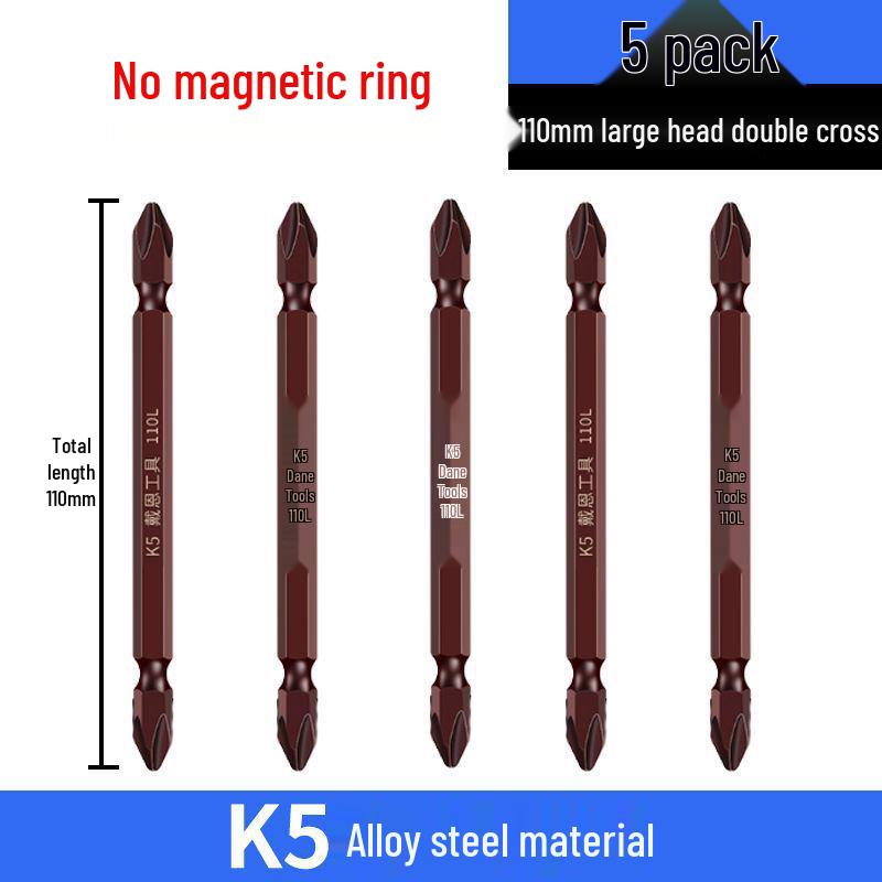 K5 Strong Magnetic Phillips Ring Bit Set: High-Strength, Extended Electric Screwdriver and Drill with Magnetic Head.