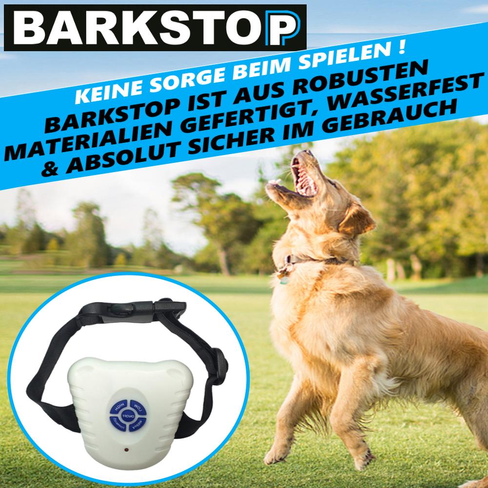 BARKSTOP Hunde Erziehungshalsband Anti Bellen Erziehung Ultraschall Halsband