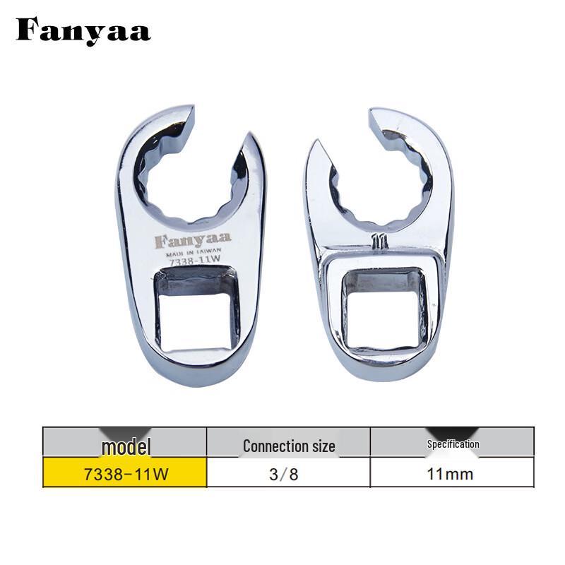 Fanyaa Open-end Flare Nut Wrench Connector