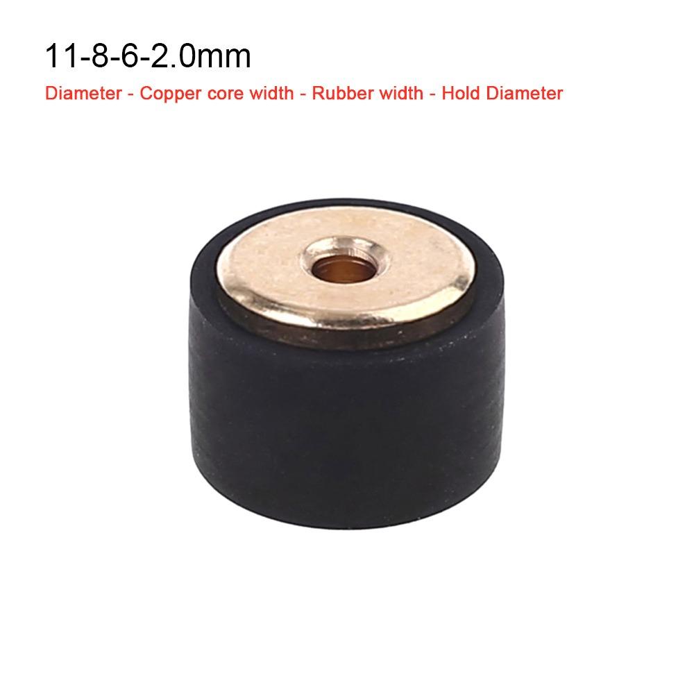 1Pcs Rubber Cassette Deck Pinch Roller Stereo Drive Wheel Part  Radio Equipment Use