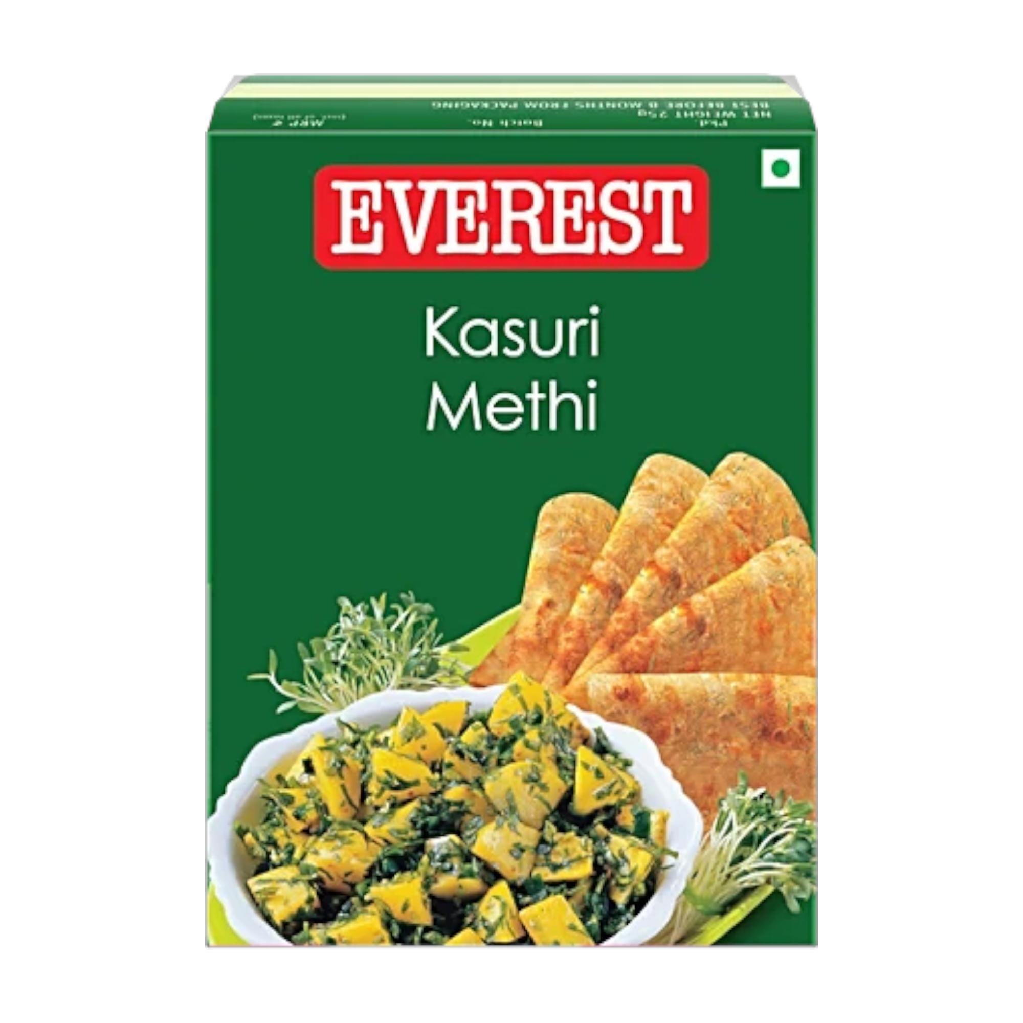 

Everest Kasuri Methi Powder 25 Gram Pack of 1 Authentic Indian Culinary Herb for Cooking