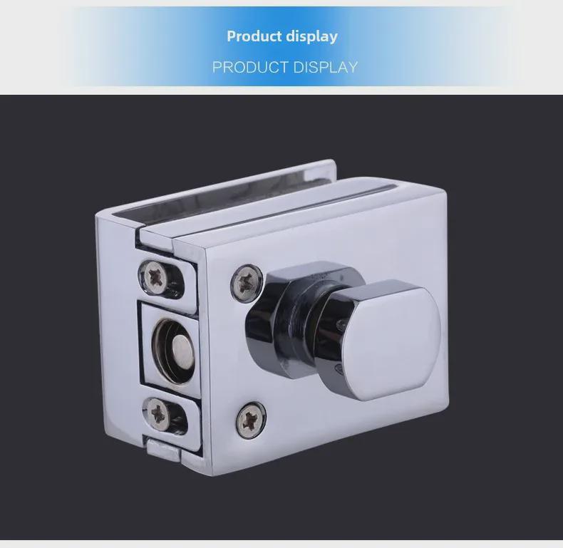 Încuietoare uși din sticlă - Încuietoare de podea cu o singură ușă pentru baie sau toaletă