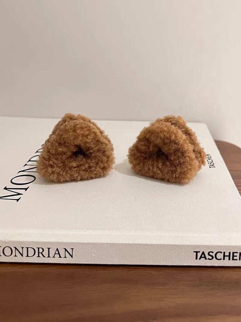 

Плюшевые заколки для волос с кошачьими ушками для женщин и младенцев - Милые заколки-крабы в стиле принцессы