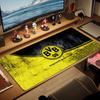 Borussia Großes Mauspad Große Gaming-Tischunterlage Rutschfest Laptop Tablet Großes Mauspad XXL Matte Mini-PC Spielmatte Mit Verriegeltem Rand