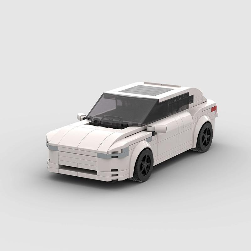 Creative MOC Car City Racing Vehicle Retro Speed Car Rally Building Blocks Bricks Ornament Toys For Kids Adults Birthday Gifts