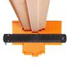 Contour Gauge with Lock, Shape and Outline Gauge for Duplicating Shape Profiles | 6/10-Inch Irregular Arc Measurement with Lock | Woodworking Outline
