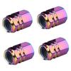 BLOOPIC Tire Air Valve Caps Valve Caps Car Air Valve Caps Set of 4