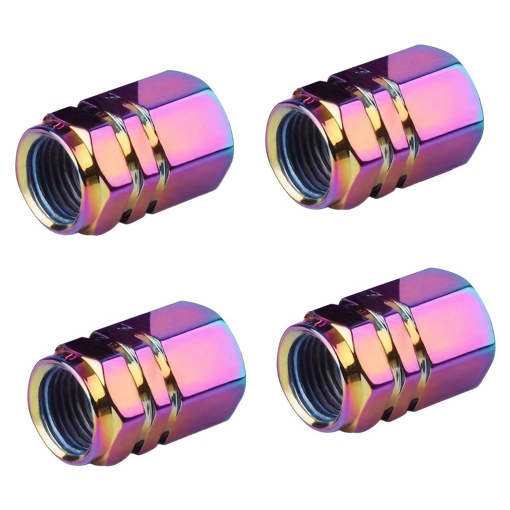 BLOOPIC Tire Air Valve Caps Valve Caps Car Air Valve Caps Set of 4