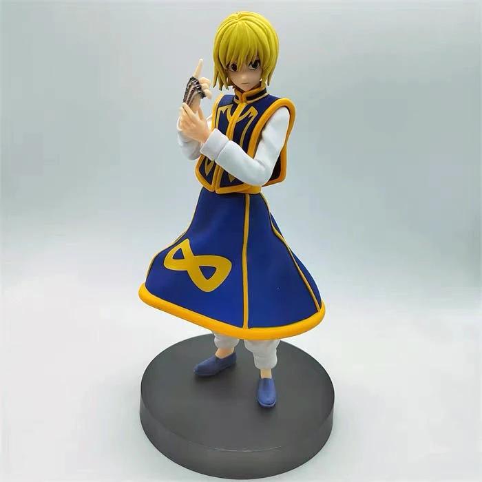 

Aixlan 18CM HUNTER×HUNTER Amine Figure Kurapika PVC Action Figure Collectible Figure Toys Doll Kid Birthday Gifts