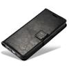 Phone Case For iPhone 16E 11 12 13 14 Plus 15 Plus Pro Max XS Max XR Classic Black Leather Wallet Bag Flip Cover Card Slot