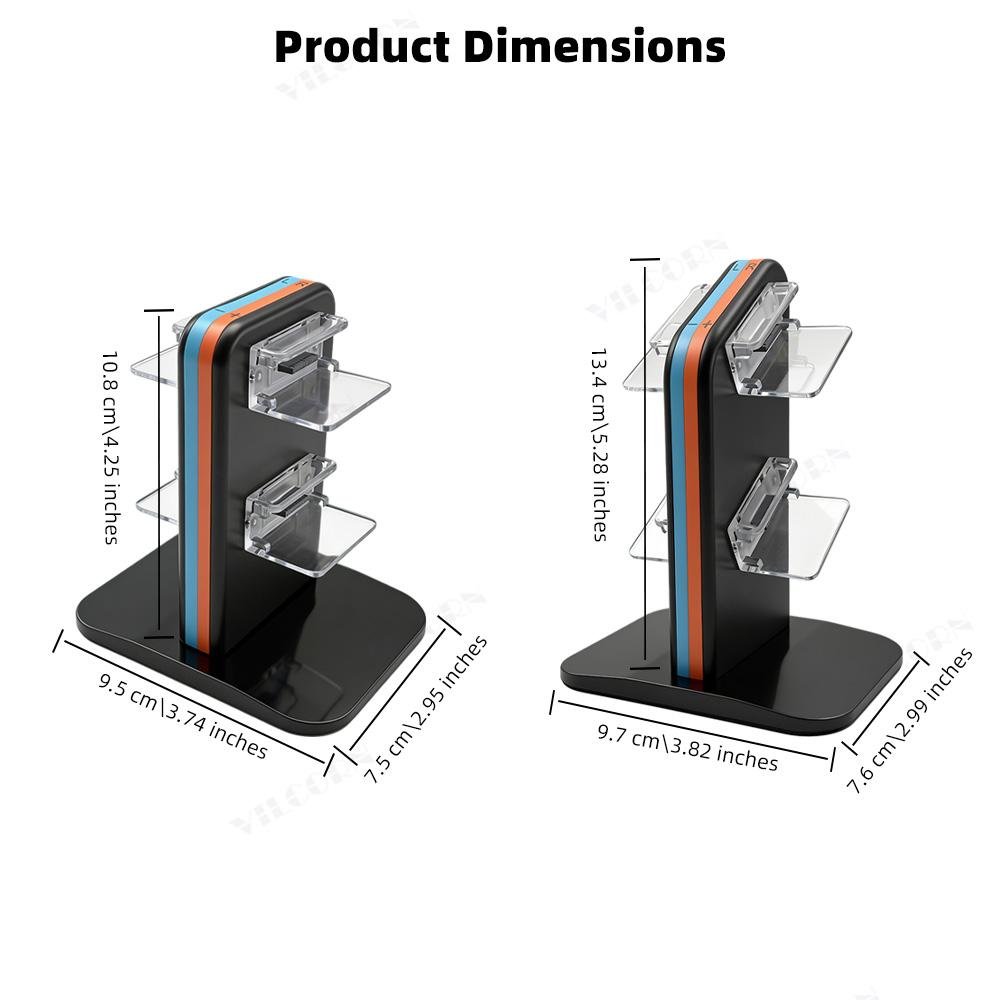 4-in-1 Charging Dock for Switch 2 Compatible Joy-Con Controllers, Compact Controller Charging Station
